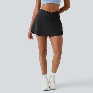 Halara Cool Touch Mini Tennis Skirt Dark Blue